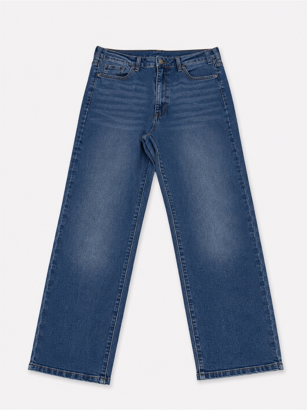 High-Rise Skinny Jeans in Deep Blue Wash